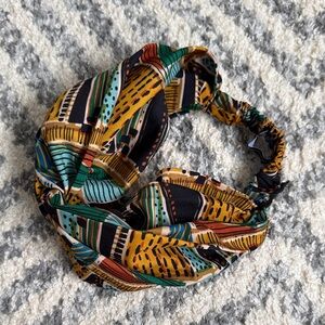 Zara Multicolor Geometric Headband